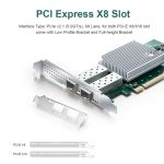 Intel X710 Dual Port 10GbE SFP+ Adapter, PCIe Low Profile